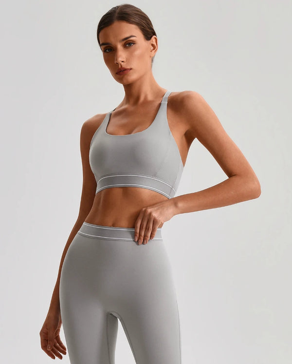 SPARK Women's High Impact Adjustable Back Closure Yoga Bra LQ2231