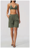 SPARK Fashion Women's Loose-fitting Quick-dry Yoga Shorts ZC8793
