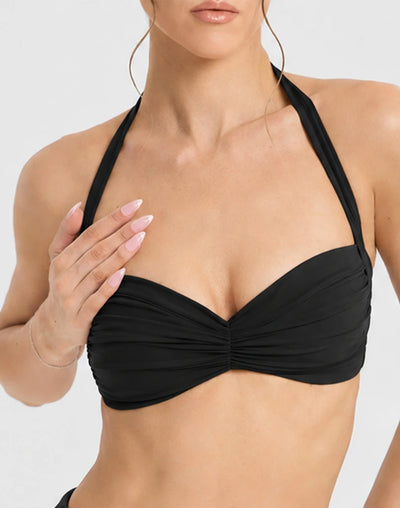 SPARK Women's Ruched Yoga Sports Bra FNK26071
