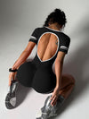 SPARK Seamless Sexy Hollow Back Hip-lifting Fitness Jumpsuit XY2456