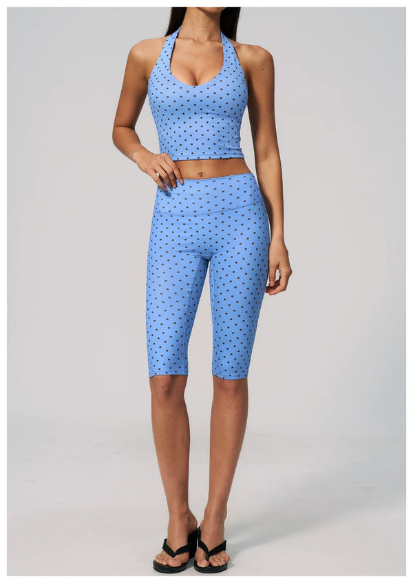 SPARK New Polka Dot Yoga Set For Women ZC4551-1