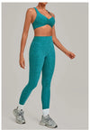 SPARK Ruched Sports Bra & High-Waisted Workout Set TF9291