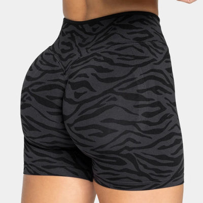 SPARK Seamless Leopard-print Yoga Fitness Shorts RXW3006-2