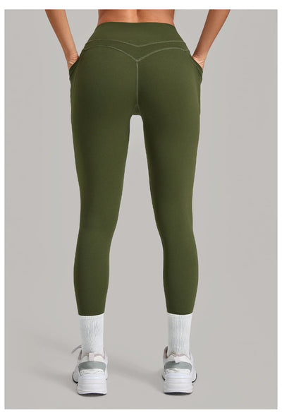 SPARK Women's Hip-lifting Yoga Leggings With Pockets QS2629