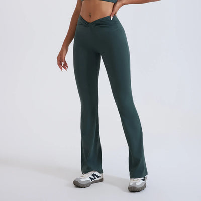 SPARK Twisted Pleated Waisted Wide Leg for Women CY5764