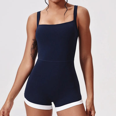 SPARK Simple Style Yoga Sports Running Fitness Jumpsuit CY4094