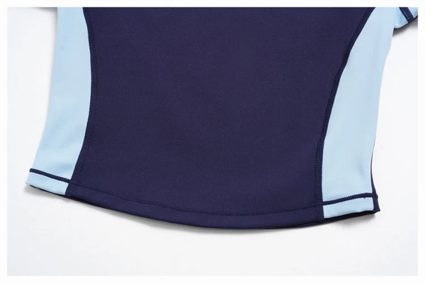 SPARK Color Block Yoga Quick Dry Fitted Short Sleeve ZC2567