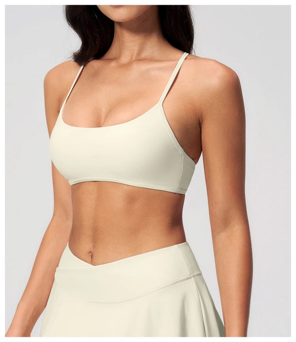 SPARK New Women's Y-Shape Back with Hollow Cutout Yoga Fitness Tennis Bra ZC2135