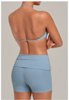 SPARK Women's Halter Neck Sports Bra with Built-In Pads TF8402