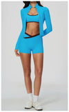 SPARK Women’s Cutout Crossover Back Naked-Feel Sports Bra ZC2578