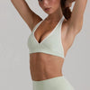 SPARK Women's V neck Halter Yoga Bra FNK26035