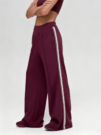 SPARK Women's Modal Air Layer Anti-Pilling Wide-Leg Casual Sports Pants QY6608