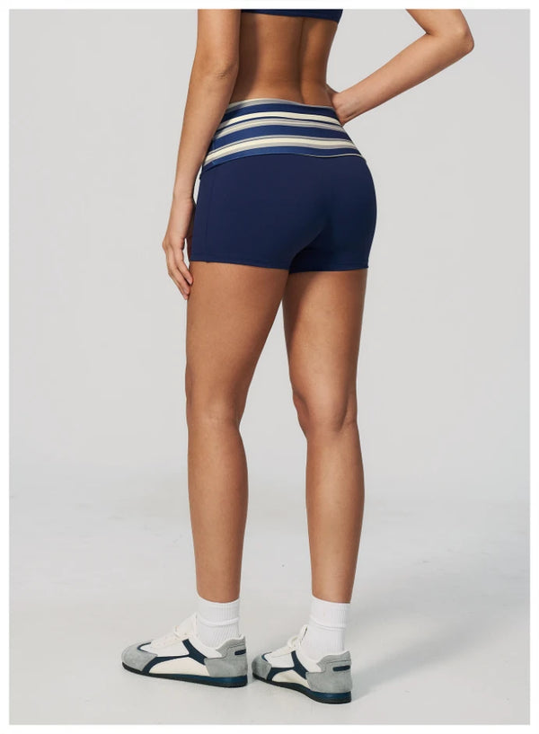SPARK 2026 Summer New Fold Over Yoga Fitness Shorts ZC4549