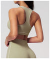 SPARK Contrast Color Brushed Yoga Bra ZC2036