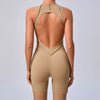 SPARK Stitching Tight Short Jumpsuit TF25100