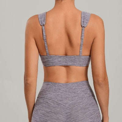 SPARK Women's Irregular Straps Yoga Sport Bra QS10412