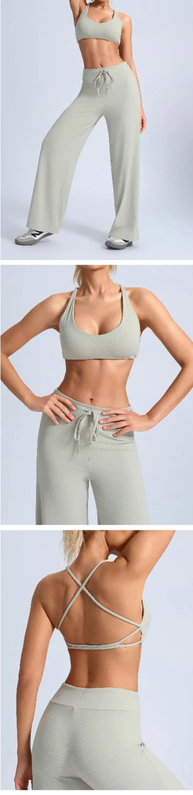 SPARK Women’s Cross-Back Yoga Top with Built-in Bra CY3535