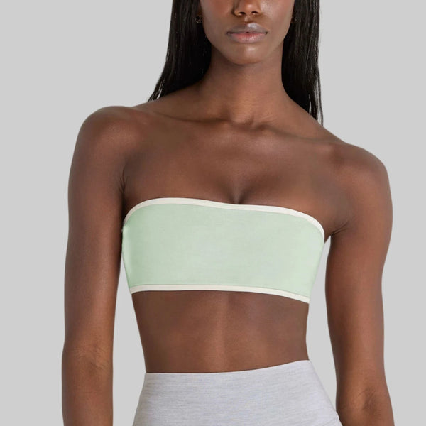 SPARK Women's Color-block Yoga Tube Top FNK26034