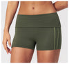 SPARK Women's Contrast Color Foldable Shorts For Women ZC3588
