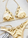 SPARK Sexy Gold Swimsuit CSD666Q