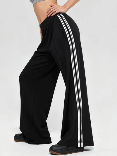 SPARK Women's Modal Air Layer Anti-Pilling Wide-Leg Casual Sports Pants QY6608