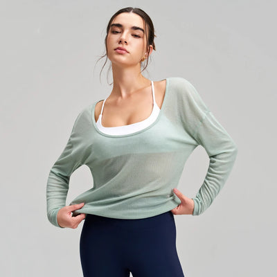 SPARK Women's Breathable Athletic Fitness Smock RQ7417