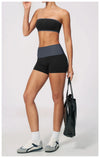SPARK Women's Color-block Yoga Tube Top ZC2570