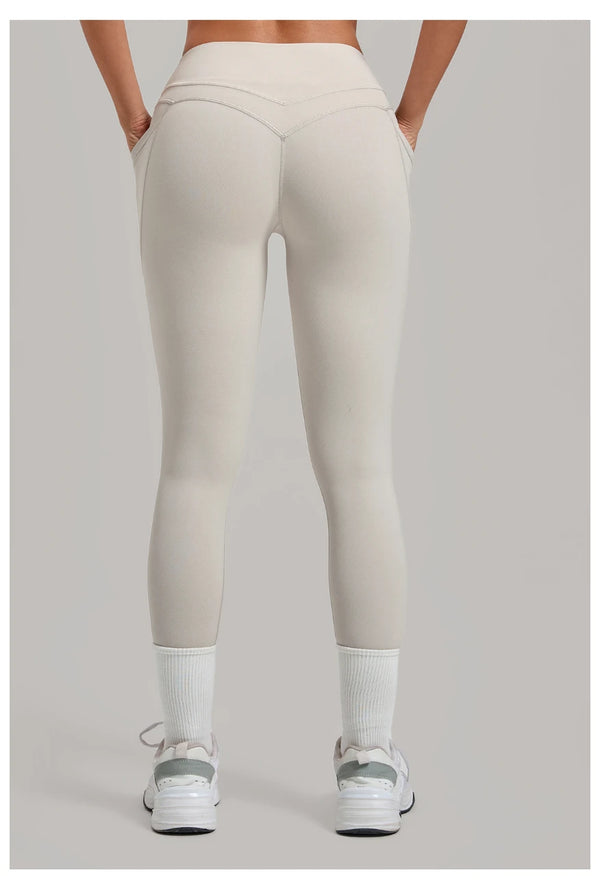 SPARK Women's Hip-lifting Yoga Leggings With Pockets QS2629