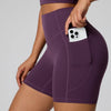 SPARK Women's High Waist Shaping Yoga Shorts with Pocket FYD247
