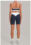 SPARK Women's Color-block Premium Activewear Yoga 2 Piece Set TF6211