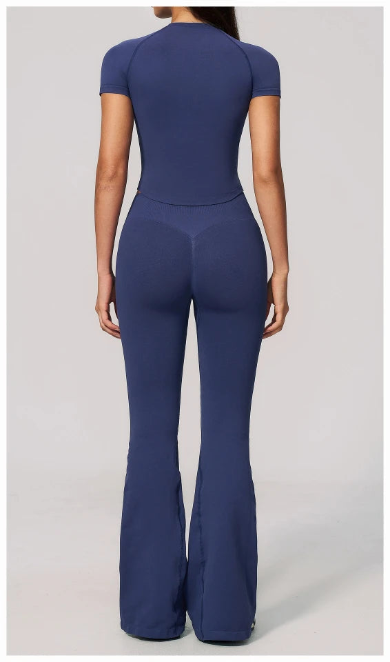 SPARK Seamless Short Sleeve Yoga Athletic Top ZC4535