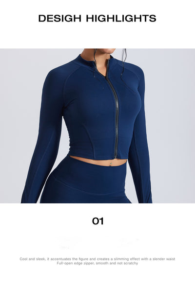 SPARK Quick-drying Stand-up Collar Sports Jacket For Women CY3471