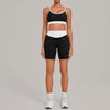 SPARK Women's Color-block Premium Activewear Yoga 2 Piece Set TF6211