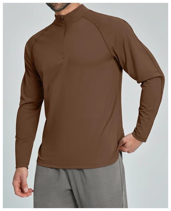 SPARK Men's Half-zip Workout Long Sleeve Top DD5086