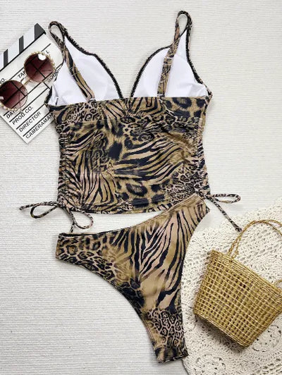 SPARK New Leopard Print Swimsuit Bikini CHUS197