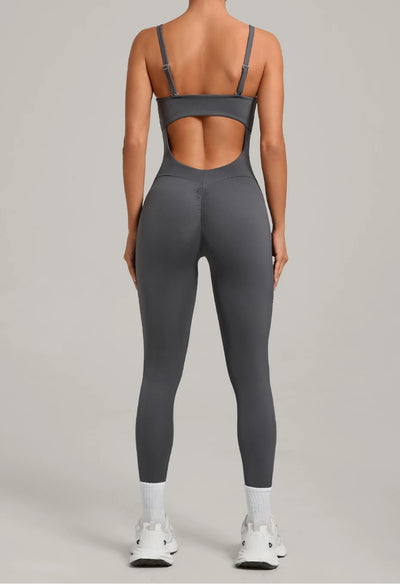 SPARK Women’s Versatile Yoga Jumpsuit with Side Pockets TF80663