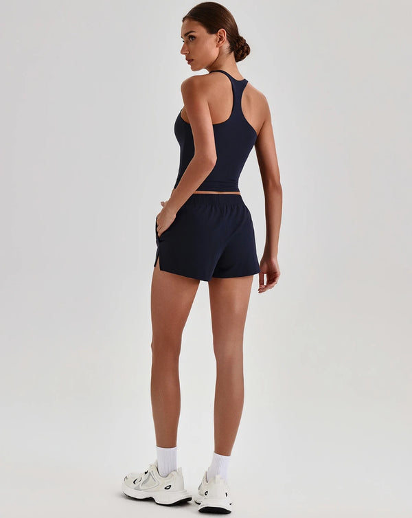 SPARK Women's Racerback Tank Top&Quick Dry Shorts 2 Piece Yoga Set LQ4123