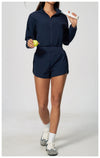 SPARK Women's Yoga Windbreaker Sun-Protective Stand-Collar Jacket ZC2136