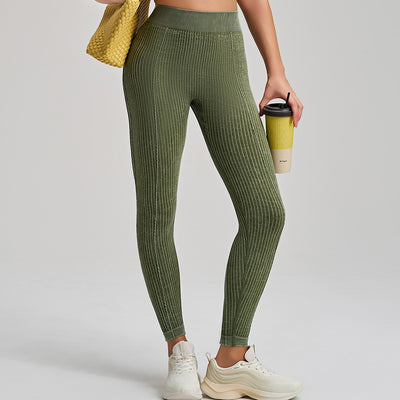 SPARK Seamless Sand Washed Yoga Two-piece Set RQ2493