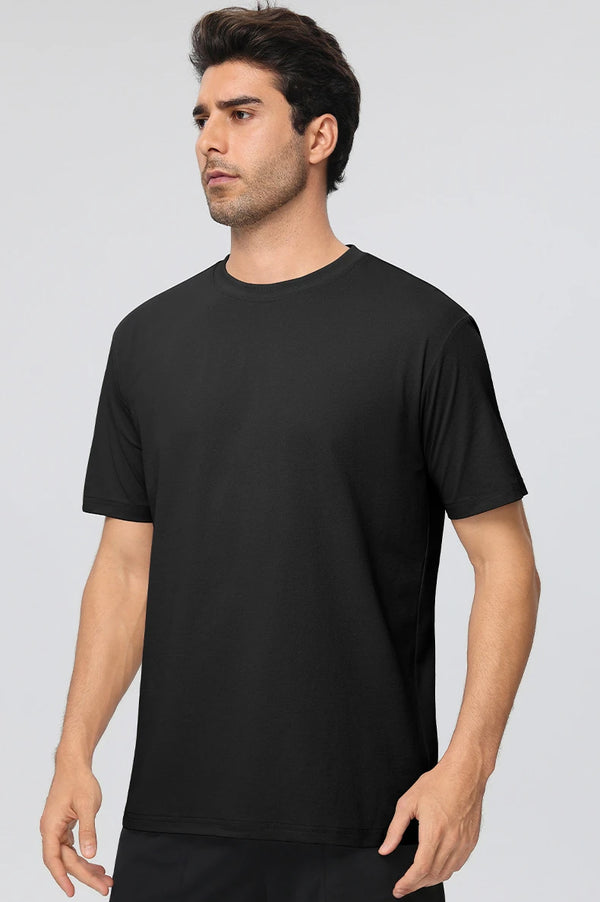 SPARK Men's Loose Fit Casual Sport Quick-drying T-shirt YEL61203