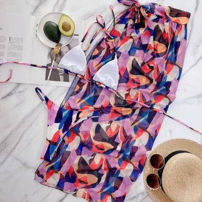 SPARK Women's Printed Sexy Bikini Set CHU256