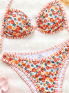 SPARK Double Strap Floral Swimsuit Sexy Bikini CHS230