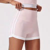 SPARK Contrast Color High Waist Yoga Shorts CY3234