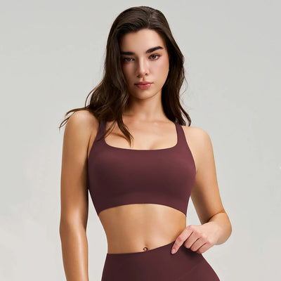 SPARK Women's Yoga Cross-strap Sports Bra RQ023