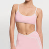 SPARK Contrast Color Spaghetti Straps Fitness Sports Bra RX6008