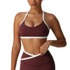 SPARK New Cross-border Contrast Color Thin Strap Bra YG2536