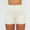 SPARK Contrast Color Folded High Waist Shorts ZC7028