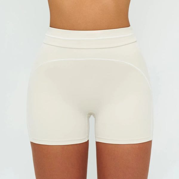 SPARK Contrast Color Folded High Waist Shorts ZC7028