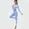 SPARK Seamless Long Sleeve Yoga Fitness Two Piece Set YB1870