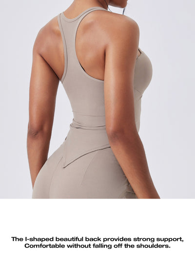 SPARK Special Double Straps Racerback Yoga Tank Top CY3290